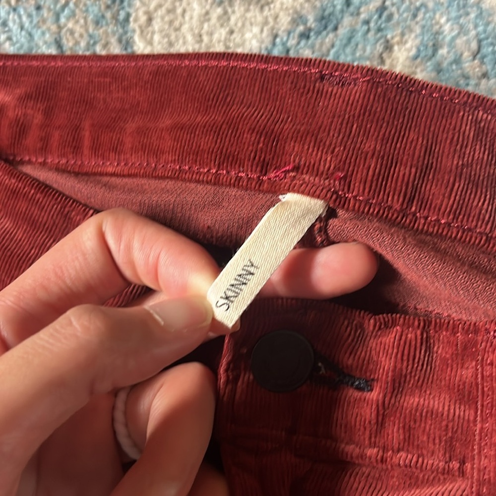 Great Condition Rag And Bone Red Clay Color Cordu… - image 4